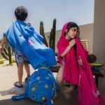 SOU EVE TOWEL PONCHO & BAG SET