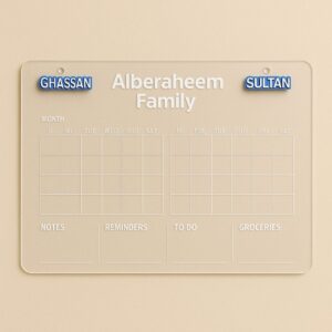 Personalized Family Calendar