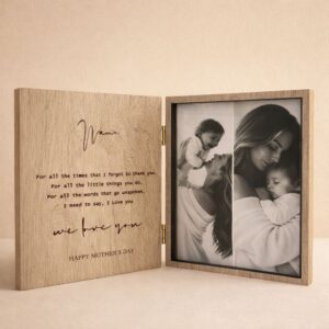 Book style Mother’s day photo frame
