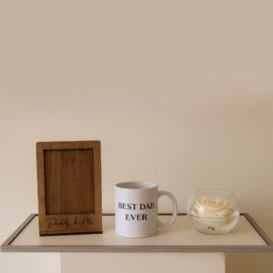 FATHERS DAY FRAME AND MUG WITH TRAY AND FLOWER