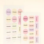 Personalized sticker labels